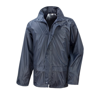Navy Blue - Front - Result Mens Core Stormdri Rain Over Jacket