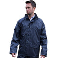 Navy Blue - Back - Result Mens Core Stormdri Rain Over Jacket