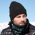 Black - Side - Result Unisex Lightweight Thermal Winter Thinsulate Hat (3M 40g)