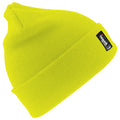 Fluoresent Yellow - Back - Result Unisex Lightweight Thermal Winter Thinsulate Hat (3M 40g)