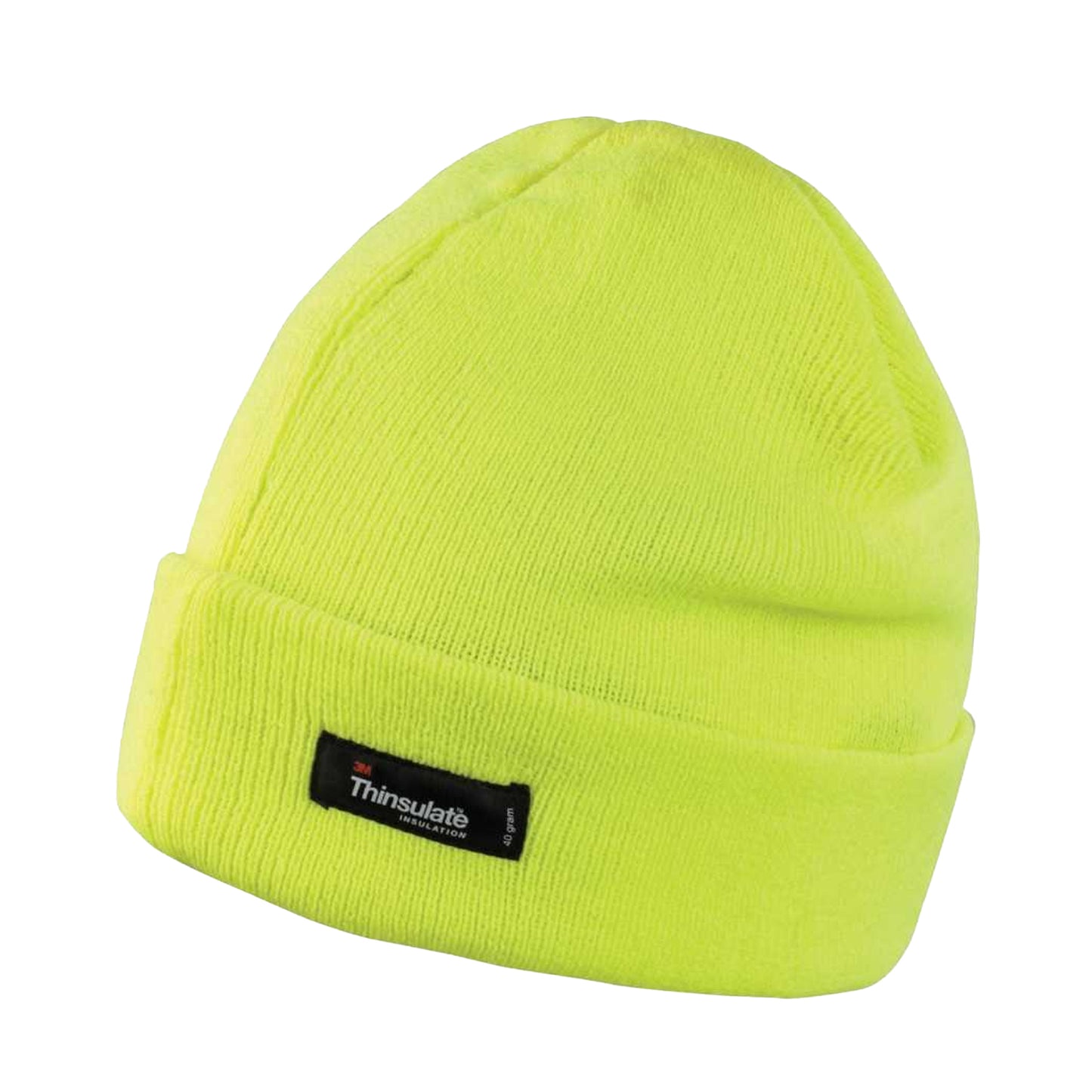 Fluoresent Yellow - Front - Result Unisex Lightweight Thermal Winter Thinsulate Hat (3M 40g)
