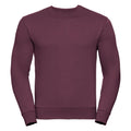 Burgundy - Front - Russell Mens Authentic Sweatshirt (Slimmer Cut)