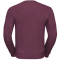 Burgundy - Back - Russell Mens Authentic Sweatshirt (Slimmer Cut)