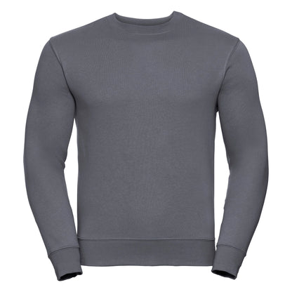 Convoy Grey - Front - Russell Mens Authentic Sweatshirt (Slimmer Cut)