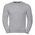Light Oxford - Front - Russell Mens Authentic Sweatshirt (Slimmer Cut)