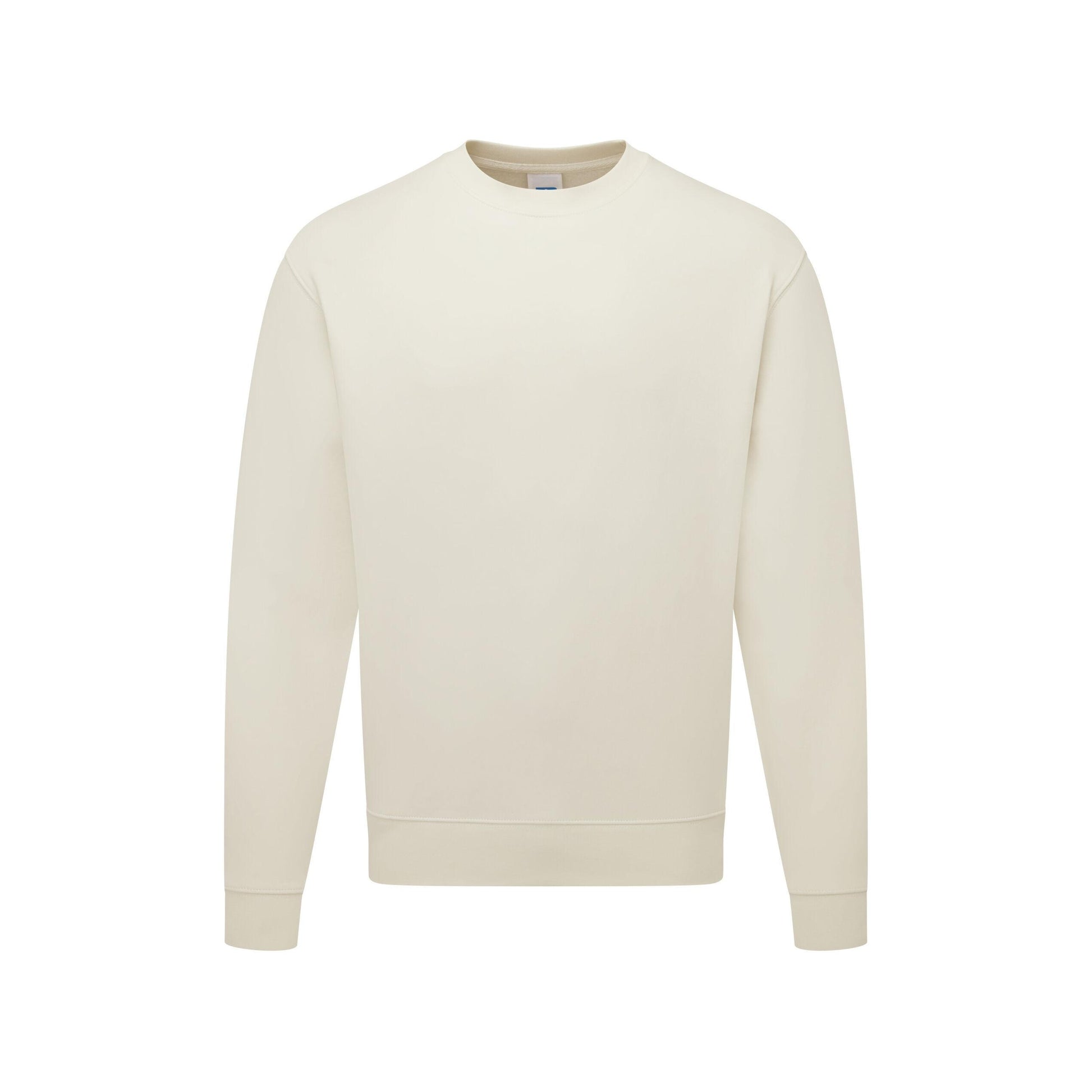 Natural - Back - Russell Mens Authentic Sweatshirt (Slimmer Cut)