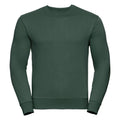 Bottle Green - Front - Russell Mens Authentic Sweatshirt (Slimmer Cut)