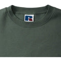 Bottle Green - Side - Russell Mens Authentic Sweatshirt (Slimmer Cut)