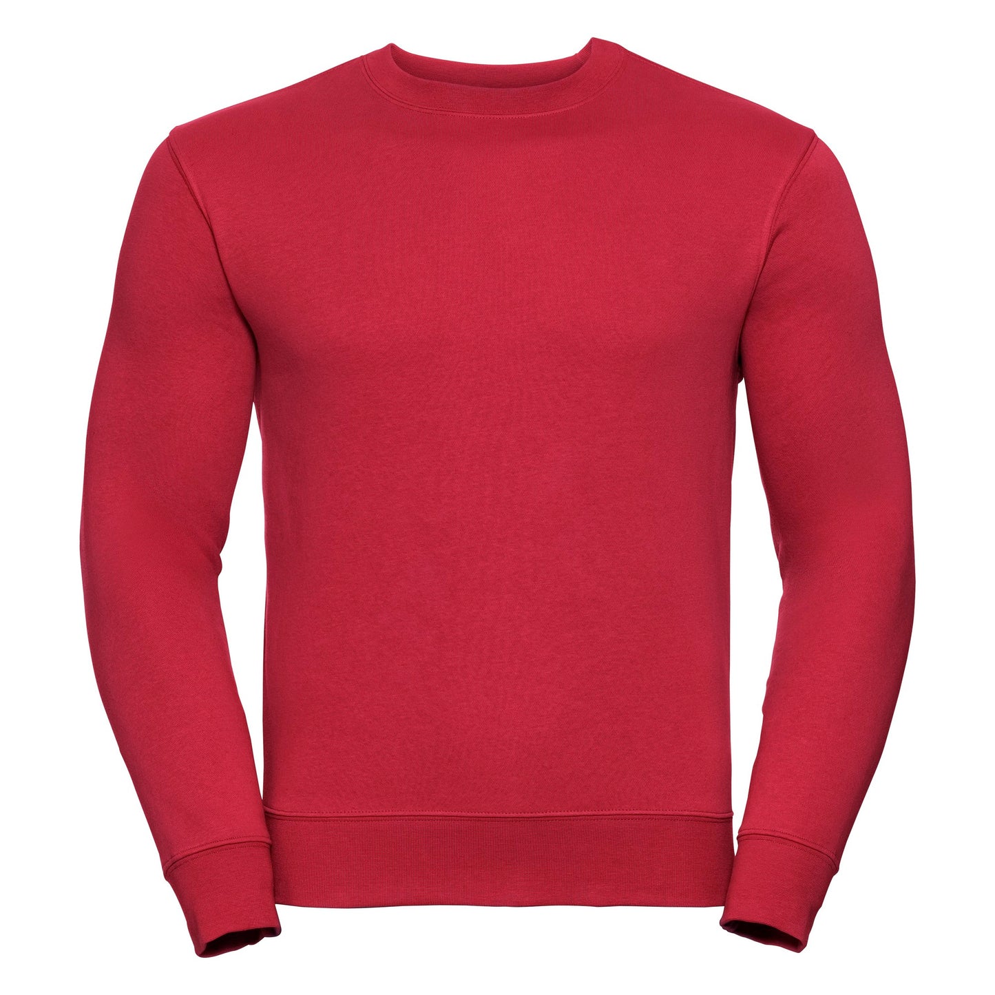 Classic Red - Front - Russell Mens Authentic Sweatshirt (Slimmer Cut)