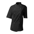 Black - Front - Dennys AFD Mens Chefs Jacket - Chefswear