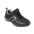 Black-Grey - Front - Dennys Unisex AFD Steel Toe Cap Safety Trainer - Footwear