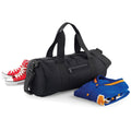 Black-Black - Lifestyle - Bagbase Plain Varsity Barrel - Duffle Bag (20 Litres)