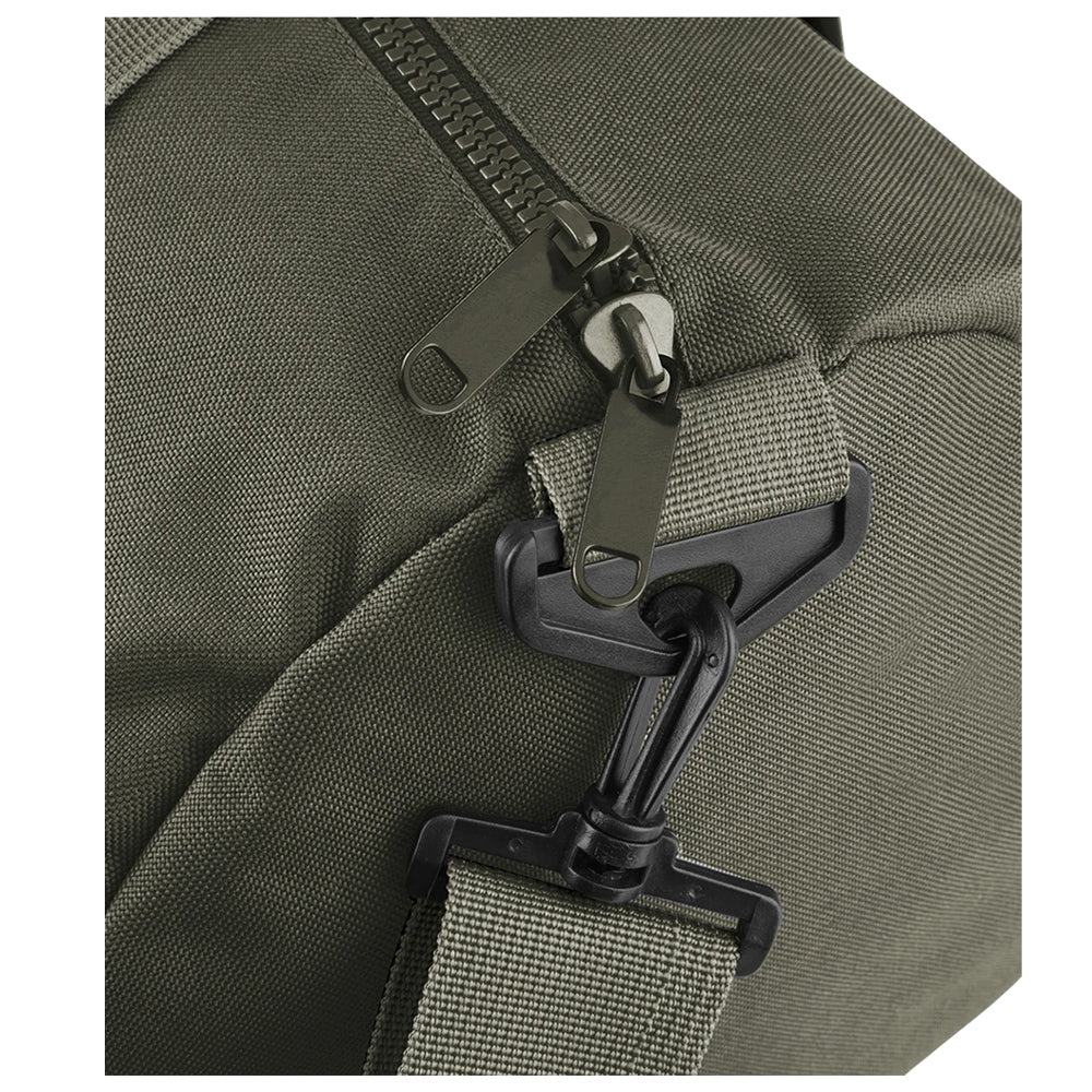 Military Green-Military Green - Back - Bagbase Plain Varsity Barrel - Duffle Bag (20 Litres)