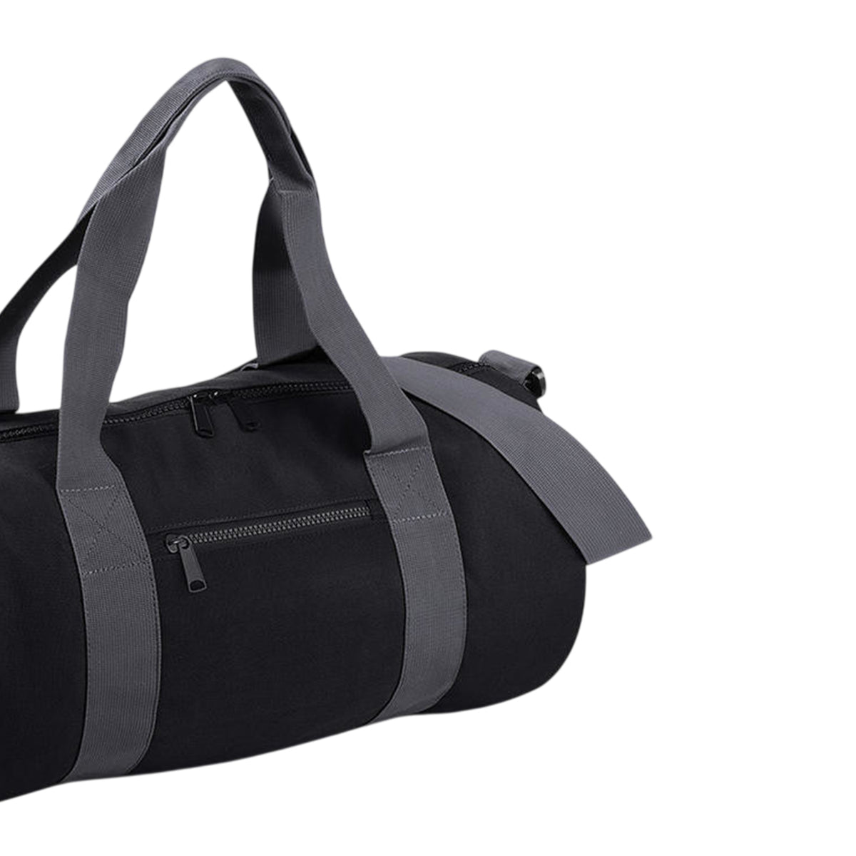 Classic Red-Off White - Side - Bagbase Plain Varsity Barrel - Duffle Bag (20 Litres)