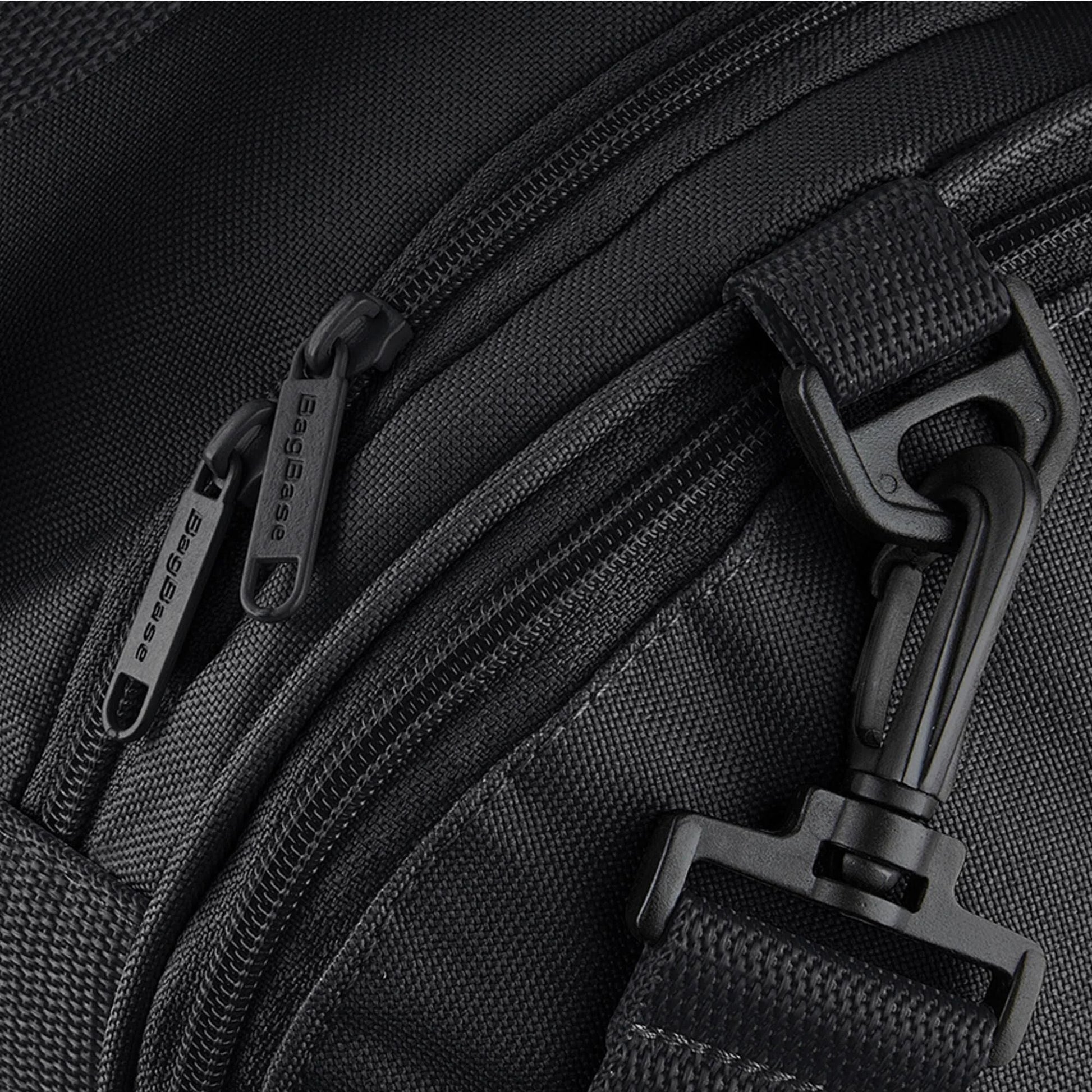 Black - Side - Bagbase Freestyle Holdall - Duffle Bag (26 Litres)