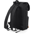 Black - Back - Bagbase Heritage Laptop Backpack Bag (Up To 17inch Laptop)