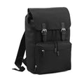 Black-Black - Front - Bagbase Heritage Laptop Backpack Bag (Up To 17inch Laptop)
