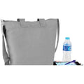 Light Grey - Back - Bagbase Canvas Daybag - Hold & Strap Shopping Bag (15 Litres)
