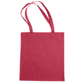 Dubarry Pink - Front - Jassz Bags "Beech" Cotton Large Handle Shopping Bag - Tote