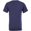 Navy Blue - Back - Canvas Mens Jersey Short Sleeve V-Neck T-Shirt