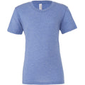 Blue Triblend - Front - Canvas Mens Triblend Crew Neck Plain Short Sleeve T-Shirt