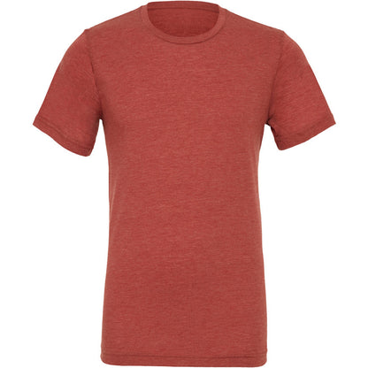 Clay Triblend - Front - Canvas Mens Triblend Crew Neck Plain Short Sleeve T-Shirt
