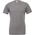 Grey Triblend - Front - Canvas Mens Triblend Crew Neck Plain Short Sleeve T-Shirt
