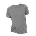 Grey Triblend - Back - Canvas Mens Triblend Crew Neck Plain Short Sleeve T-Shirt