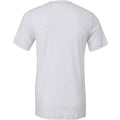 White Fleck Triblend - Back - Canvas Mens Triblend Crew Neck Plain Short Sleeve T-Shirt