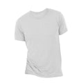 White Fleck Triblend - Side - Canvas Mens Triblend Crew Neck Plain Short Sleeve T-Shirt