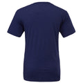 Navy Triblend - Back - Canvas Mens Triblend Crew Neck Plain Short Sleeve T-Shirt