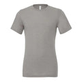 Athletic Grey Triblend - Front - Canvas Mens Triblend Crew Neck Plain Short Sleeve T-Shirt