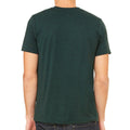 Emerald Triblend - Back - Canvas Mens Triblend Crew Neck Plain Short Sleeve T-Shirt