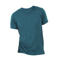 Steel Blue Triblend - Front - Canvas Mens Triblend Crew Neck Plain Short Sleeve T-Shirt