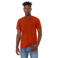 Brick Triblend - Front - Canvas Mens Triblend Crew Neck Plain Short Sleeve T-Shirt