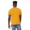 Mustard Triblend - Back - Canvas Mens Triblend Crew Neck Plain Short Sleeve T-Shirt