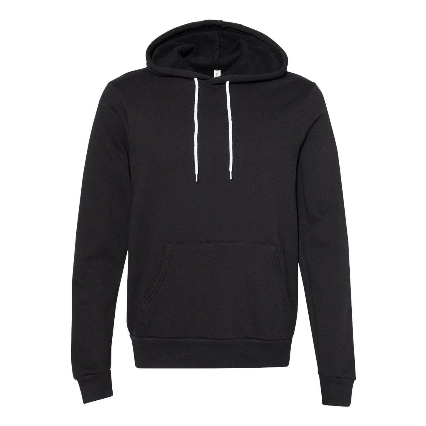 DTG Black - Front - Canvas Unisex Pullover Hooded Sweatshirt - Hoodie