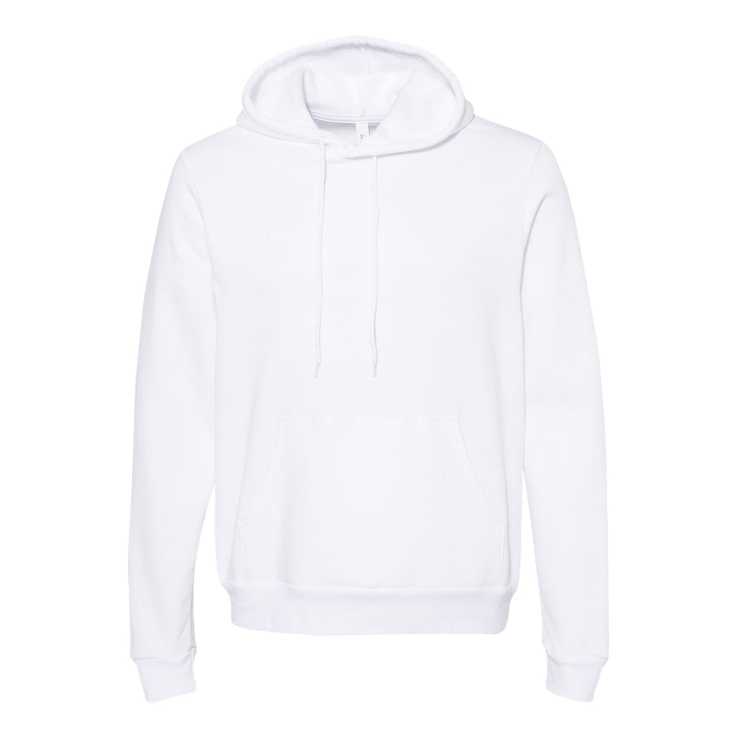 DTG White - Front - Canvas Unisex Pullover Hooded Sweatshirt - Hoodie