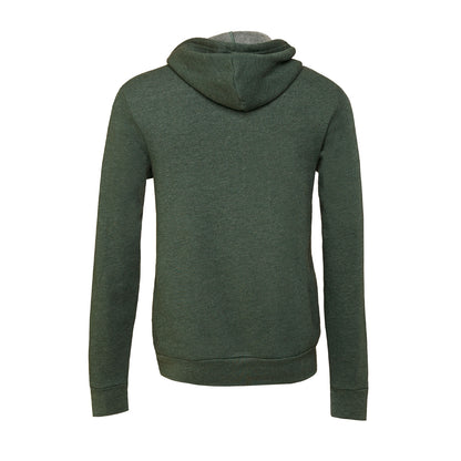 Heather Forest - Back - Canvas Unisex Pullover Hooded Sweatshirt - Hoodie