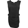 Black - Back - Dennys Womens-Ladies Workwear Tabard