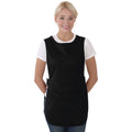 Black - Side - Dennys Womens-Ladies Workwear Tabard