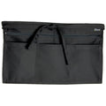 Black - Back - Dennys Full Zip Multi Pocket Workwear Apron