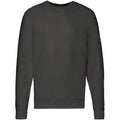 Light Graphite - Back - Fruit Of The Loom Mens Lightweight Raglan Sweatshirt (240 GSM)