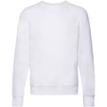 White - Back - Fruit Of The Loom Mens Lightweight Raglan Sweatshirt (240 GSM)