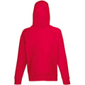 Red - Back - Fruit Of The Loom Mens Lightweight Hooded Sweatshirt - Hoodie (240 GSM)