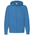 Azure Blue - Front - Fruit Of The Loom Mens Lightweight Full Zip Jacket - Hoodie