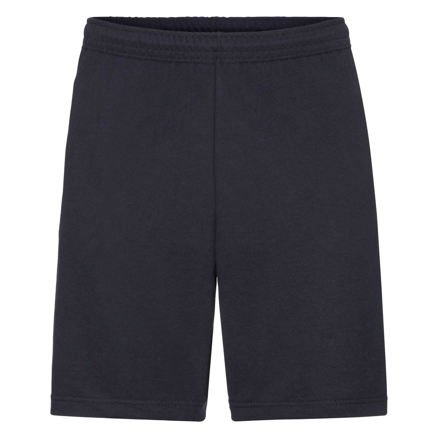 Deep Navy - Front - Fruit Of The Loom Mens Lightweight Casual Fleece Shorts (240 GSM)