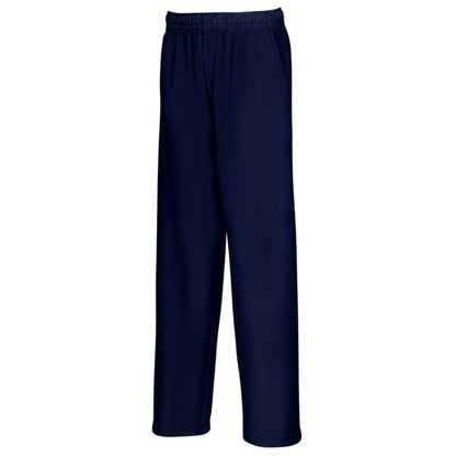 Deep Navy - Side - Fruit Of The Loom Mens Lightweight Jog Pant - Jogging Bottoms