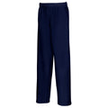 Deep Navy - Side - Fruit Of The Loom Mens Lightweight Jog Pant - Jogging Bottoms