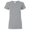 Sport Grey - Front - Gildan Ladies-Womens Heavy Cotton Missy Fit Short Sleeve T-Shirt